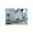 White, variant on FM FURNITURE Malibu Single Bathroom Vanity, Single Door Cabinet, One Open Shelf