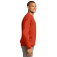 thumbnail image 3 of Port & Company Crewneck Sweatshirt (PC90) Orange, 4XL, 3 of 6