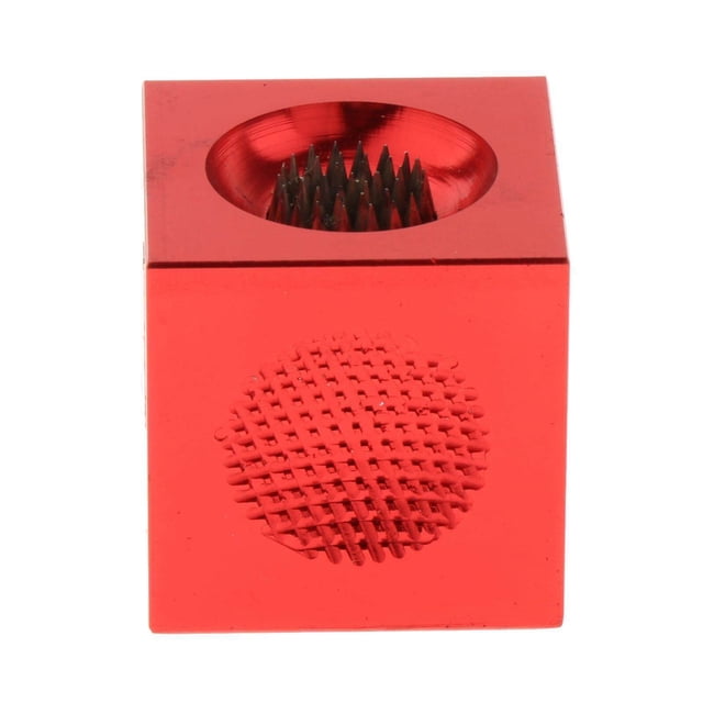 Maoww Snooker Pool Cue Tip Repair Tool Burnisher Perforator for Maintenance Red