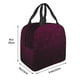 thumbnail image 3 of Easygdp Dark Purple Glitter Bolsa Térmica Premium - Tela Oxford Impermeable, Gran Capacidad, Bolsillo Frontal, Unisex para Trabajo, Escuela, Actividades al Aire Libre y Picnics, 3 of 8