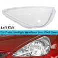 thumbnail image 2 of Car Headlight Headlight Lens Housing Cover Replacement Parts Compatible with Honda Fit Jazz Hatchback 2003-2, 2 of 5