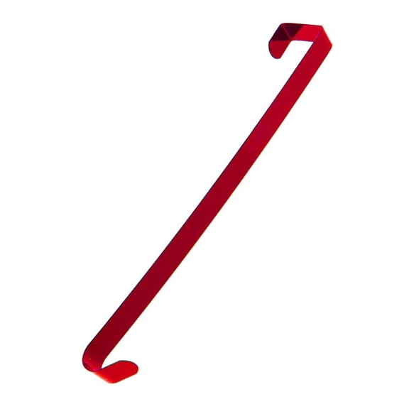 14" Christmas House Red Tone Metal Over the Door Wreath Hanger (Pack of 2)