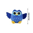 thumbnail image 3 of Gytml Cute Blue Owl Plush Toy, Soft Stuffed Owl Animal Pillow For Bedroom, Huggable Stuffed Owl Toy For Home Decor, Cuddle & Gift(Blue-25Cm), 3 of 4