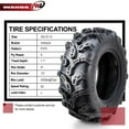 thumbnail image 3 of 2005-06 Kubota RTV 900 Complete Set ATV tires 25x10-12 Super Mud, 3 of 7
