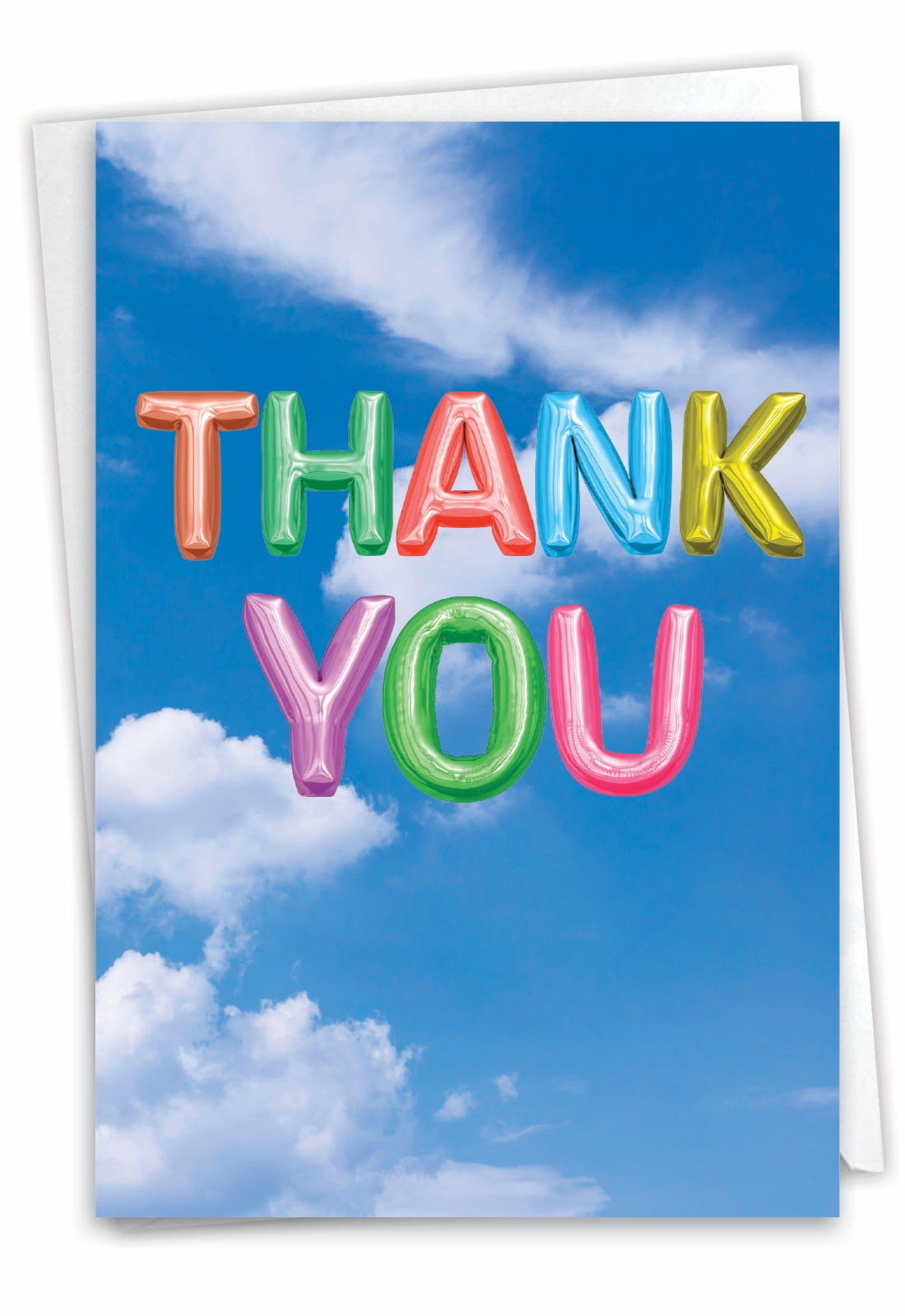 Jumbo 'Thank You' Greeting Card with Envelope (8.5 x 11 Inch) by