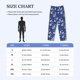 thumbnail image 4 of Fotbe Beautiful Snowflake Butterfly Pantalones de Pijama para Hombre, Pantalones de Dormir, Pantalones de Casa con Cintura Ajustable y Bolsillos-Large, 4 of 6