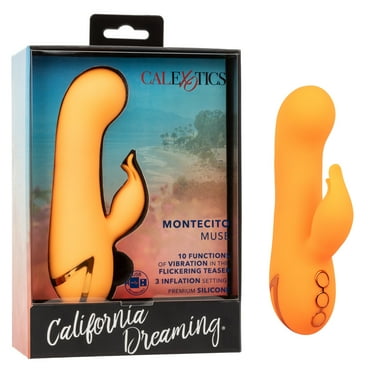 California Dreaming Montecito Muse Rabbit Vibrator, Orange