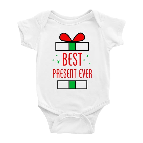 Best Present Ever Funny Infant Short Sleeve Bodysuit Newborn-24 Months