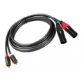 thumbnail image 4 of 1 de 2 conectores a 2 XLR de 1,5 shamjiam Cable macho RCA a 2 XLR, 4 of 9