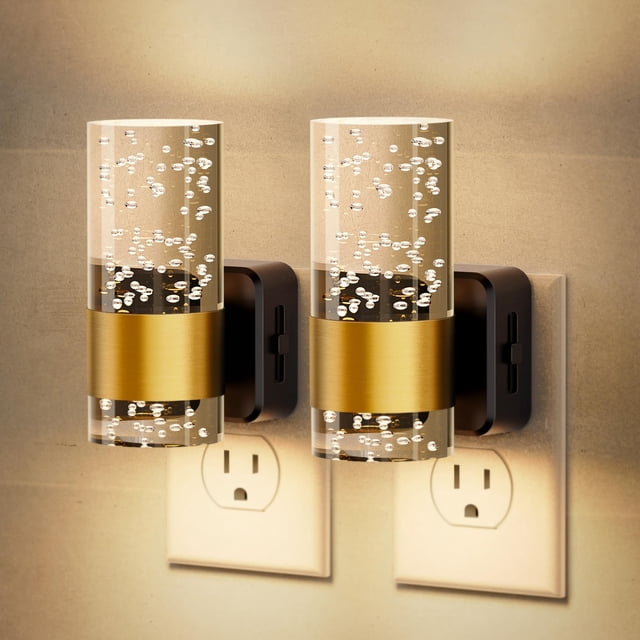 Luz nocturna JandCase de 3000 K, LED regulable con brillo ajustable