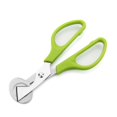 thumbnail image 1 of 768200 Tijeras para huevos de codorniz, acero inoxidable, verde, 14 x 6 x 1 cm, 1 of 5