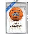 thumbnail image 2 of NBA Utah Jazz - Drip Basketball 21 24.25 x 35.75 Framed Poster, by Trends International, 2 of 3