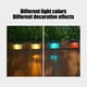thumbnail image 5 of Luces solares para exteriores, luz solar de pared con iluminación hacia arriba y hacia abajo, lámpara solar exterior IP65, decoración moderna para el hogar, jardín, porche, dos modos de luz blanca y l, 5 of 8