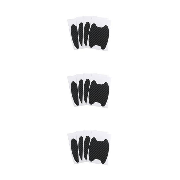sweethay 4 Uds película de manija de puerta de coche Durable profesional ligero Protector de manija de coche adherencia más fuerte pegatinas Type1 NO1