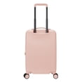 thumbnail image 3 of Beautiful 28-inch Checked Expandable Hardside Upright Luggage by Drew Barrymore, Rose Pink, 3 of 20