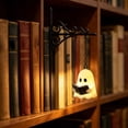 thumbnail image 4 of Ghost Bookshelf Lantern, Halloween Lamp Bookshelf Lantern, Library Lantern Mini Bookshelf Lamp Decorative Bookshelf Lighting With Warm LED Glow For Reading Corner Library Decor Shelf Accent Light, 4 of 5