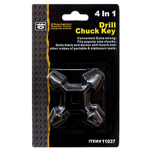 4 Way Drill Press Chuck Key Size 3 8 And 1 2 Chucks Universal