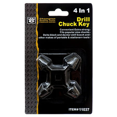4 Way Drill Press Chuck Key Size 3/8