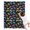Game Controller Black Pattern-3, variant on Game Controller Black Pattern Sherpa Fleece Throw Blanket,Soft Plush,Warm,All Season,Cozy Fuzzy Flannel Blanket for Sofa Bed Couch Living Room Chair,30"x40"