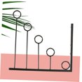 thumbnail image 3 of WASHWEPE Hook Rack Iron Modern Hanging Clothes Rack 1Pack for Home Use, 3 of 8