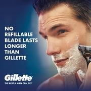 Gillette Fusion5 Manual Razor Blade Men, 1 Handle and 5 Blade Refills, Black