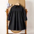 thumbnail image 5 of JFOPQVSM Toddler Kids Baby Girl Dress Long Sleeve Solid Color Casual Dresses Girls Fall Winter Outfit Clothes, 5 of 6