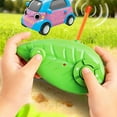 thumbnail image 5 of Remote Control Car Under $5! Yannianjz Q Cute Banana Remote Control Car, Fruit Shaped Light Up Toy Car with 4WD, Cartoon RC Car forkidsboysGirls, Battery Operated Remote Control Vehicle, 5 of 6