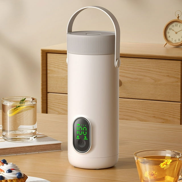 Small Hot Water Boiler, Cordless 12H Temperature Retention Stainless Steel Portable Water Boiler for Camping