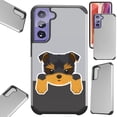 thumbnail image 1 of Compatible with Samsung Galaxy S22 Plus 5G 6.6" Hybrid Fusion Guard Phone Case Cover (Cute Dog Yorkshire Terrier), 1 of 1