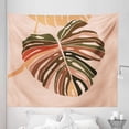 thumbnail image 1 of Simple Boho Tapestry, Banana Leaf Minimalist Modish Style Contemporary Art Design Illustration, Fabric Wall Hanging Decor for Bedroom Living Room Dorm, 5 Sizes, Multicolor, by Ambesonne, 1 of 1