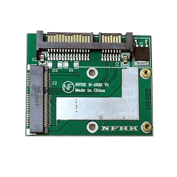 XISAOK 6Gbps mSATA SSD Drive to 2.5in SATA3 Converter for Laptops Hard Drive Bay