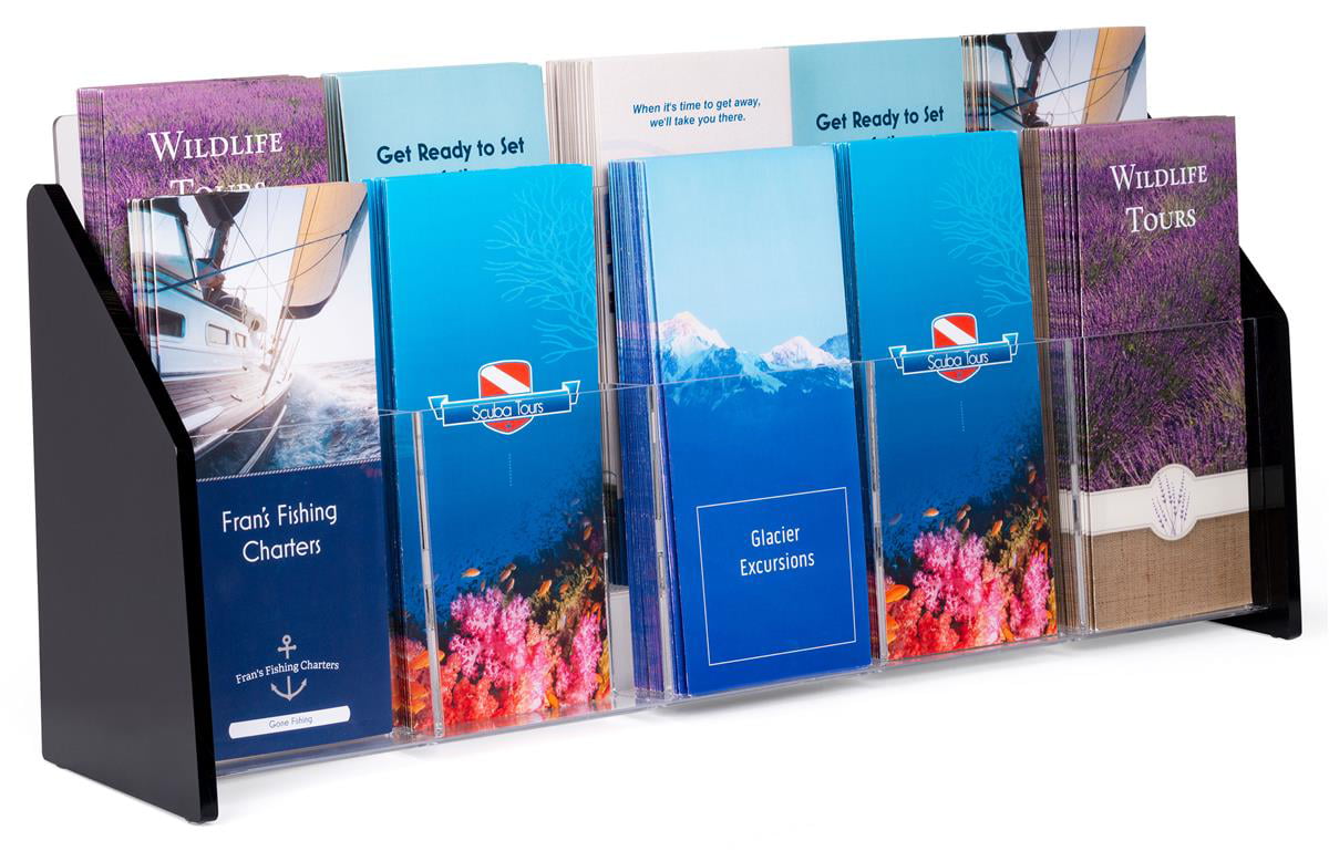 Acrylic Literature Brochure Holder for 4x9 High Quality 
