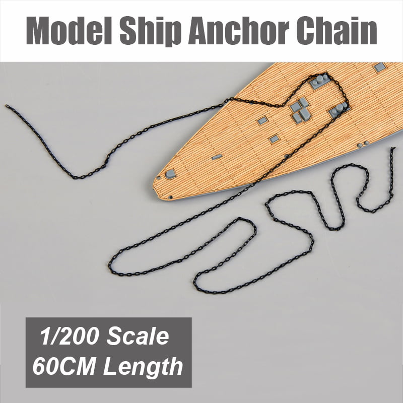 Model Ship Anchor Chain 1/200 Scale 2pcs/set CY20003 