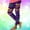 Purple 6, variant on Womens 2026 Mardi Gras Printed Leggings Tummy Control High Waist Yoga Pants Athletic Fashion Carnival Tights Casual Fashion Bottom Pant Purple M