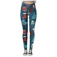 thumbnail image 4 of Ladies' Christmas Fashion Casual Colorful Printed Hollow Tight Pants Lifting Fitness Leggings Leggings Yoga Pants Womens Leggings for Work Legging Packs for Women Outfits Postpartum Sweatpants for, 4 of 5