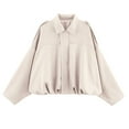 thumbnail image 4 of Girls' Velvet Long Sleeved Zipper Jacket with Suede Texture, 4 of 7