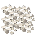 thumbnail image 4 of Jean Buttons with Rivets Silver Color in Set of 25 No Sewing Required FAST SAME DAY SHIPPING, 4 of 4