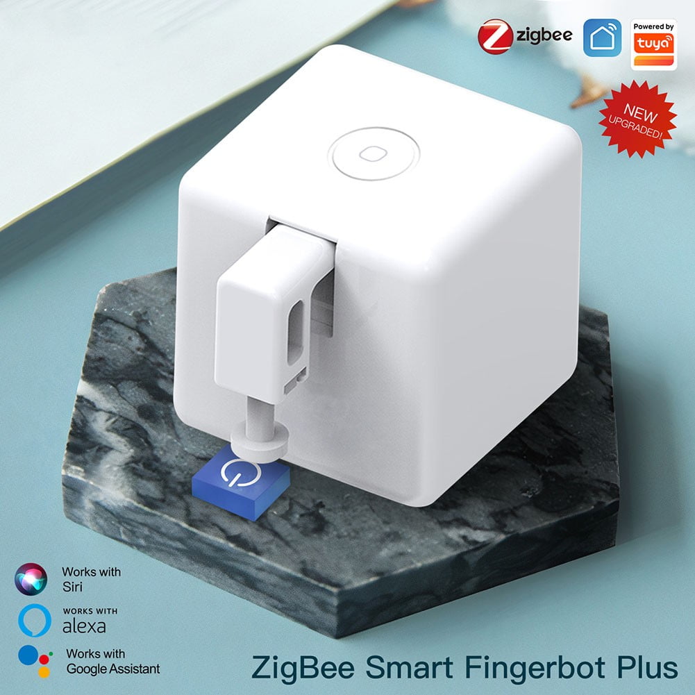 Fingerbot Plus Smart Button Pusher No Wiring Switch zigb ee with touch control