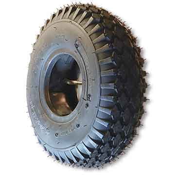 480 x 400 X 8 Studded Tire, 4 Ply, 4.6" Wide, 16.0" OD
