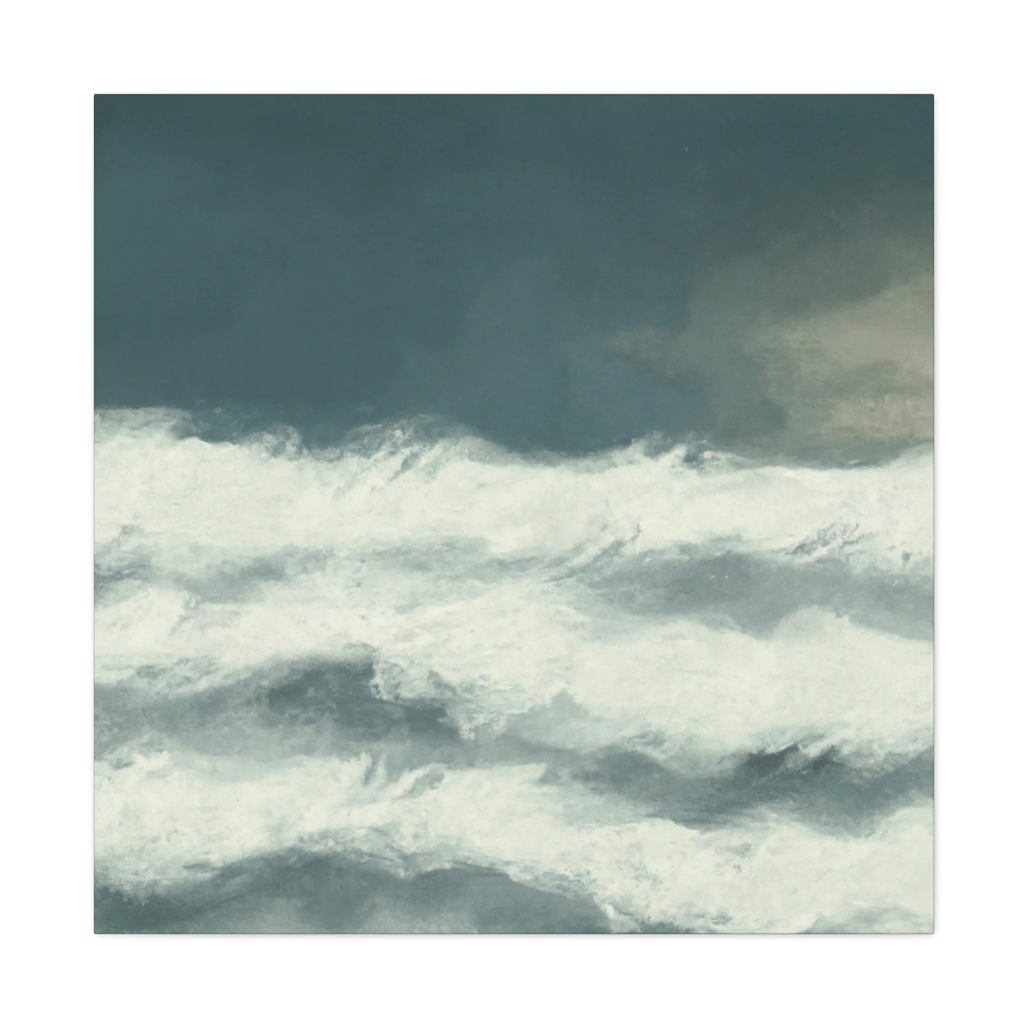 Oceans Rolling Waves Canvas