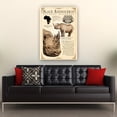 thumbnail image 3 of Black Rhinoceros Wall Art Knowledge Poster Educational Wall Art Vintage Prints Black Rhinoceros Infographic Poster Modern Chic Decor Painting for Living Room Unframed 16×24 in, 3 of 5