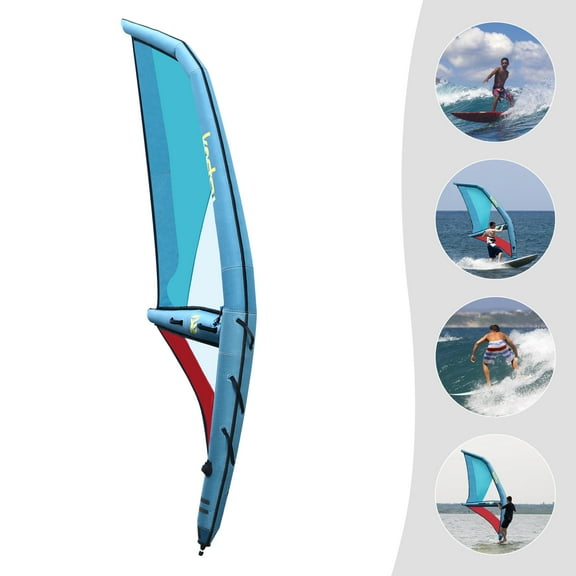 Inflatable Paddle Board Sail, 360° Rotation, 4.2㎡ Sail Area,  Oxford Cloth, Ideal for Wind Surfing, Comfortable Carrying Handles