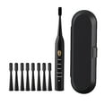 thumbnail image 2 of ZFYXGS Electric Toothbrush for Adults with Case, 8 Brush Heads and 5 Modes, Black, IPX7 Waterpoorf, 2 of 6