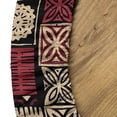thumbnail image 5 of Ambesonne Ethnic Fitted Round Tablecloth, Oriental Floral Motif Print, 36"- 40" Diameter, Raspberry Beige Black, 5 of 5