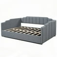 thumbnail image 6 of [Space-saving & Solid] Upholstered Daybed with Under Storage,Full Size,Gray, 6 of 15