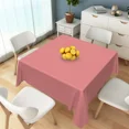 thumbnail image 3 of Tchckioa Dusty Rose Tablecloth for Restaurant Decor,54x54 Inch Square Stain Proof Table Cloth Cover, 3 of 6