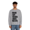 thumbnail image 4 of Mechanical engineer Dad Fathers Day Birthday Sweatshirt, Gifts, Crewneck, 4 of 4