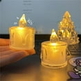 thumbnail image 4 of Home Crystal Teardrop Electronic Candle Light Simulation Electronic Romantic Atmospheres Light Birthday Mini Simulation Candle Light Festive Decoration Home Essentials, 4 of 6