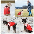 thumbnail image 6 of Pet Dog Jacket With Harness Winter Dog Reflective Adjustable Collar Waterproof Coat Warm Thick XS-XXL, 6 of 7