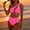 A331 Hot Pink, variant on Bikini Sets for Women One Shoulder Underwire Top High Waisted Two Piece Bathing Suits Ribbed Cut Out Flattering Beachwear